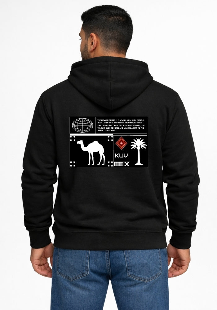 Desert info card hoodie