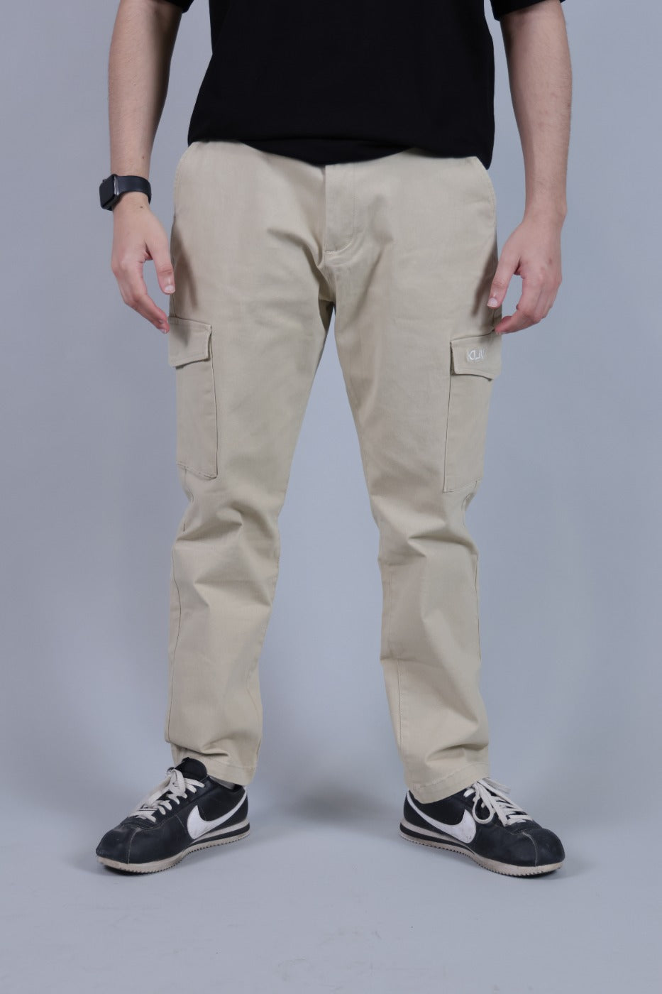 beige cargo pants