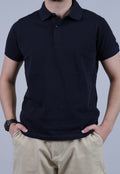 black polo tshirt