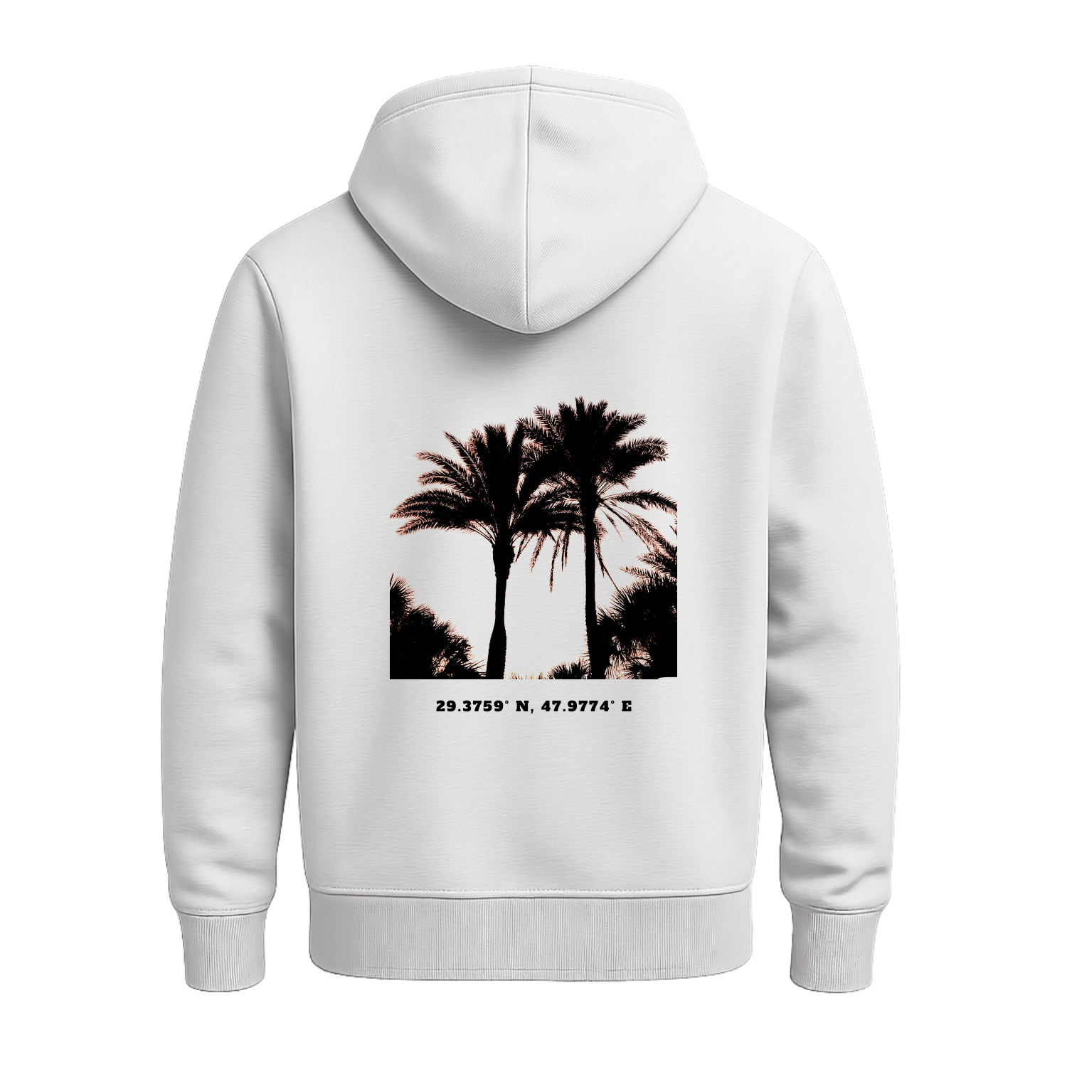 Coordinated Palm trees hoodie