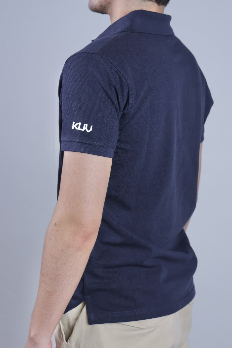 navy blue polo tshirt