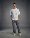 Plain oversized white