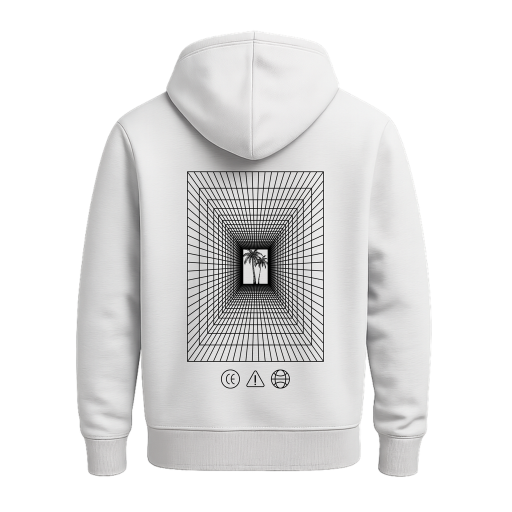 Interdimensional palm tree hoodie