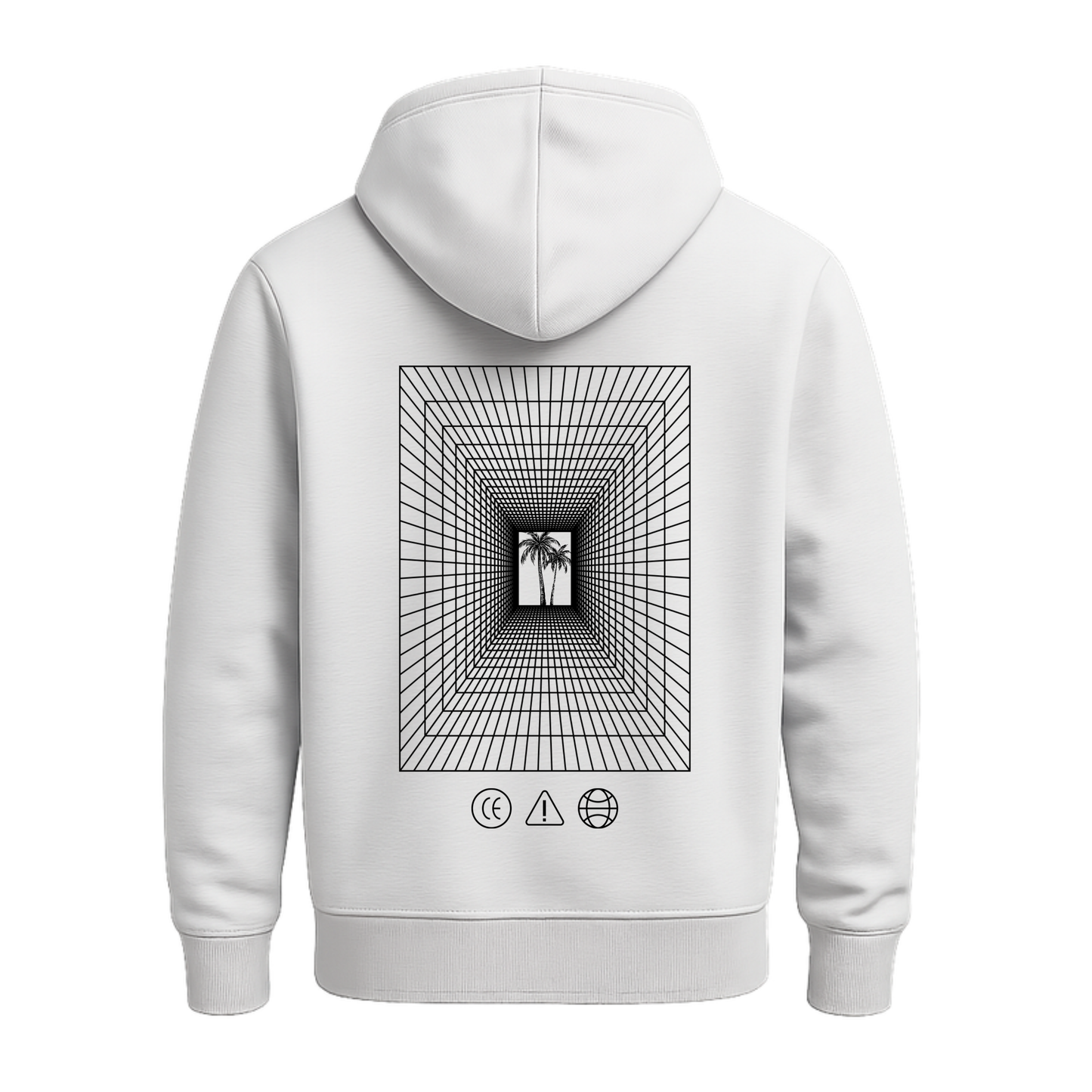 Interdimensional palm tree hoodie